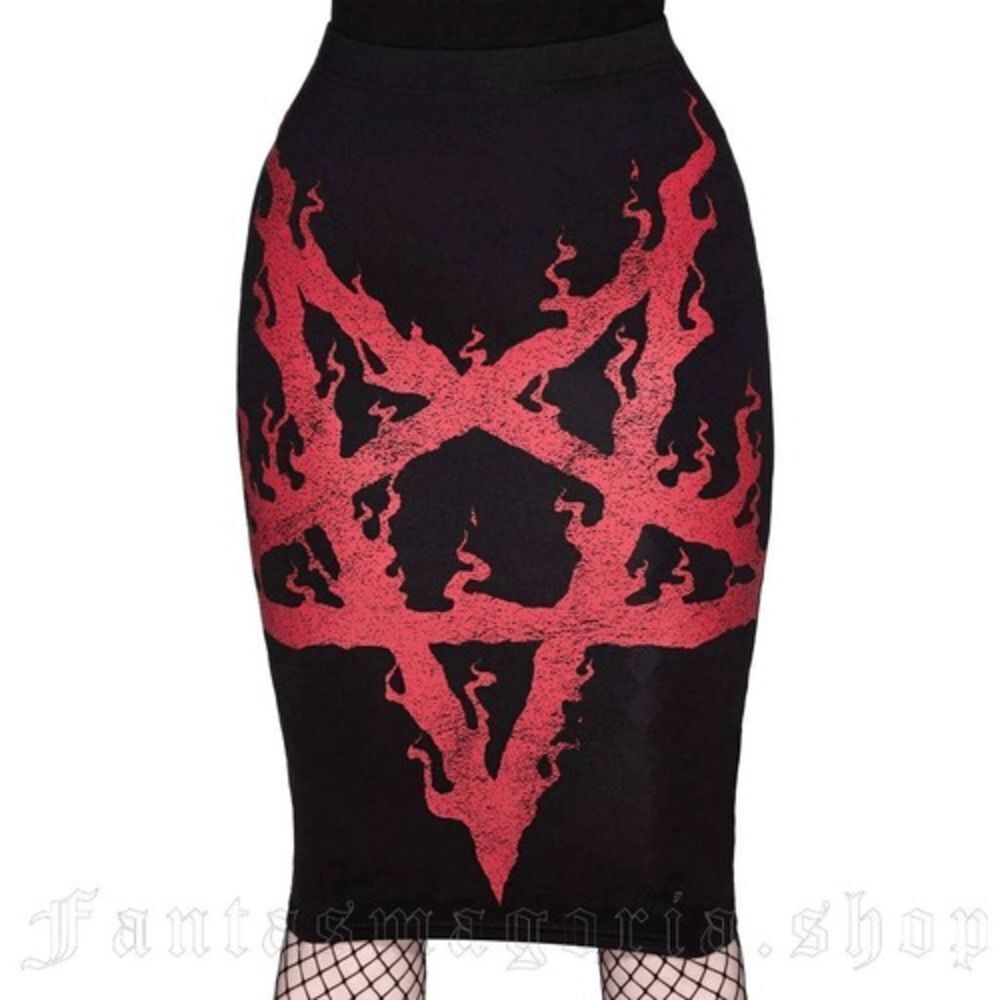 Killstar Bloodpact Pencil Skirt